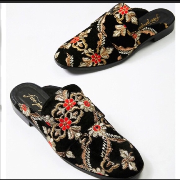 NEW Free People Brocade At ease Loafers New - Picture 4 of 5